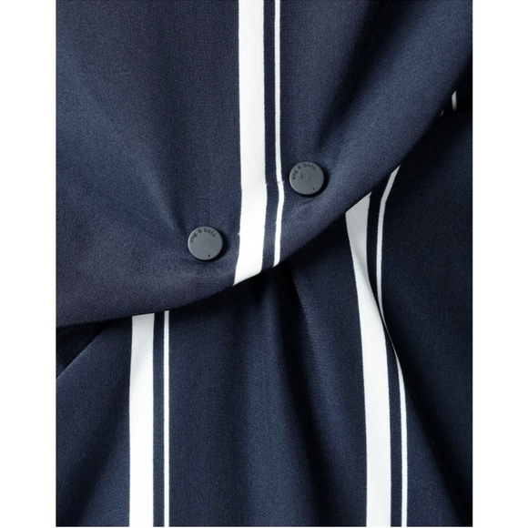 NWT Rag & Bone Navy Stripe Jacklin Dress XS - Picture 4 of 7